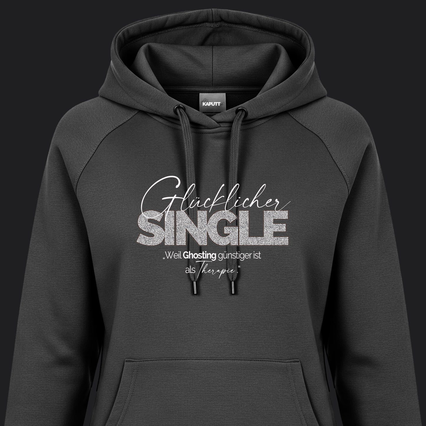 „Weil Ghosting günstiger ist als Therapie.“ – Hoodie alle-KAPUTT