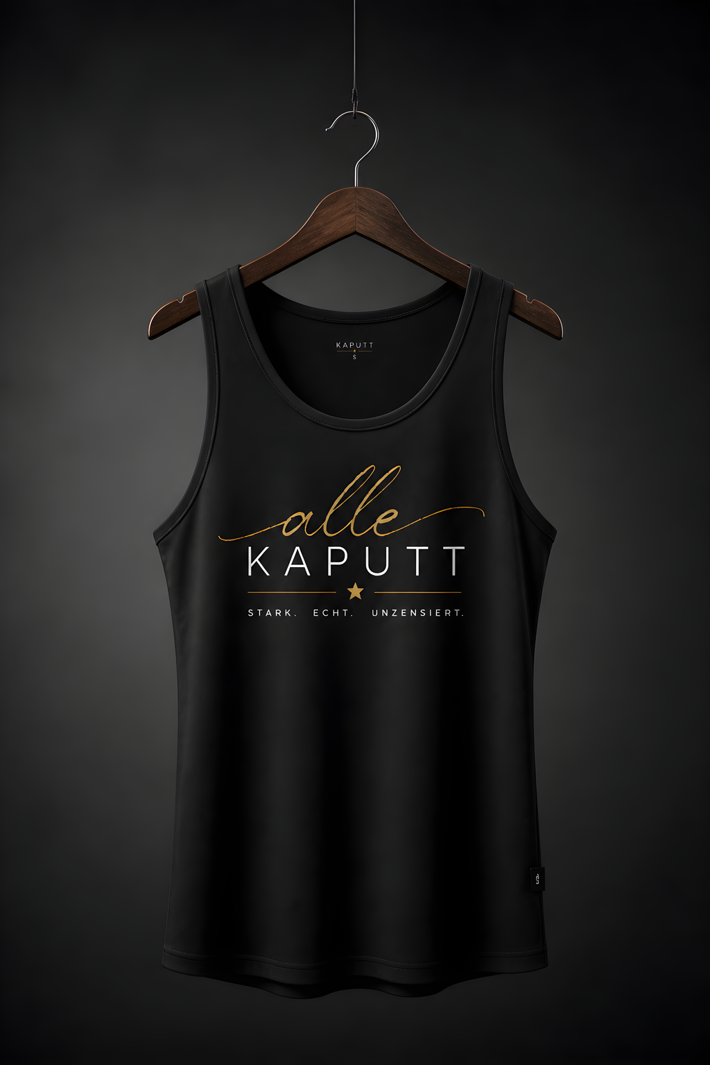 alle-KAPUTT Roll-up Shirt “Mein Algorithmus sucht nicht nach Liebe“ – Shiny-Single Collection