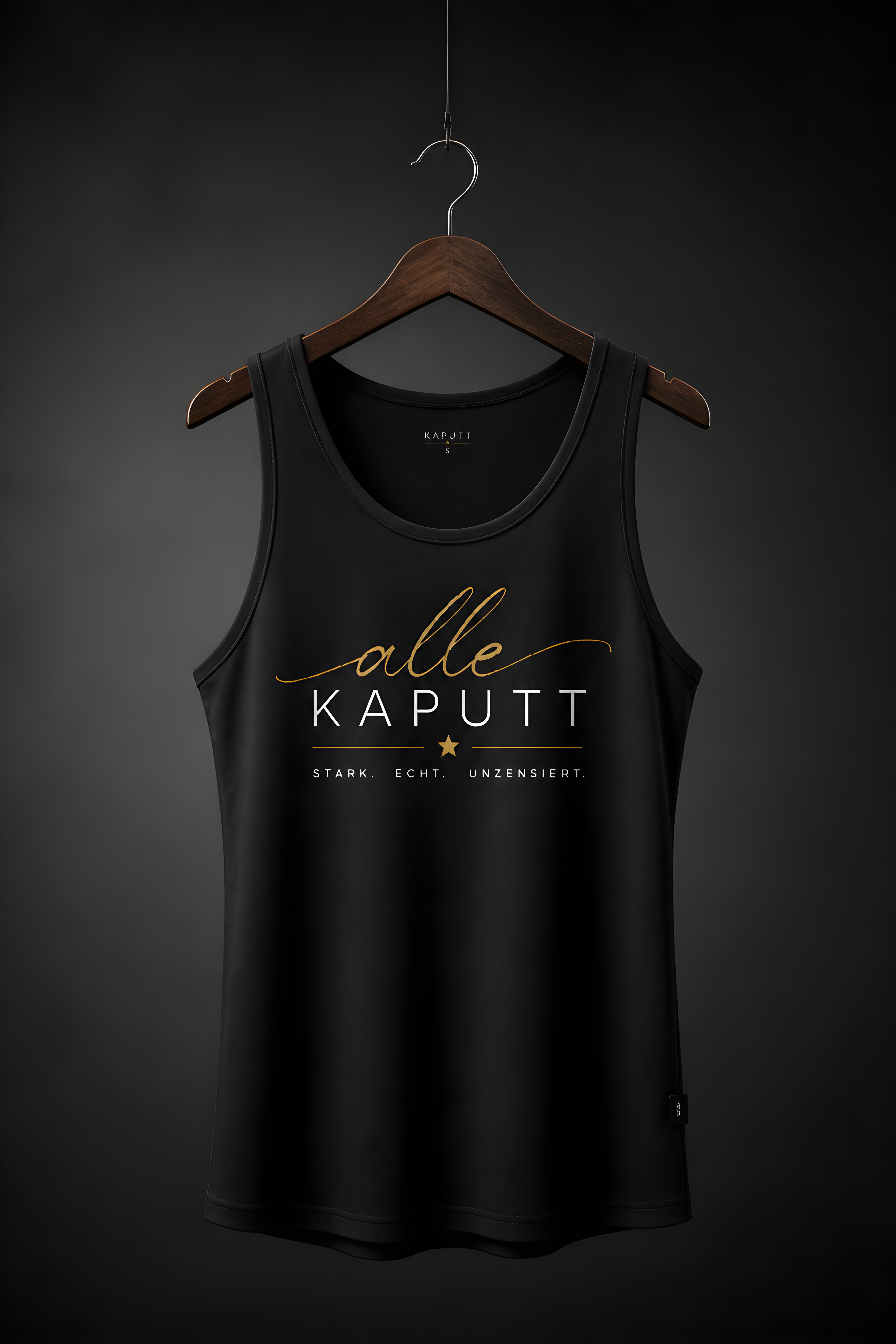 alle-KAPUTT Roll-up Shirt “Mein Algorithmus sucht nicht nach Liebe“ – Shiny-Single Collection