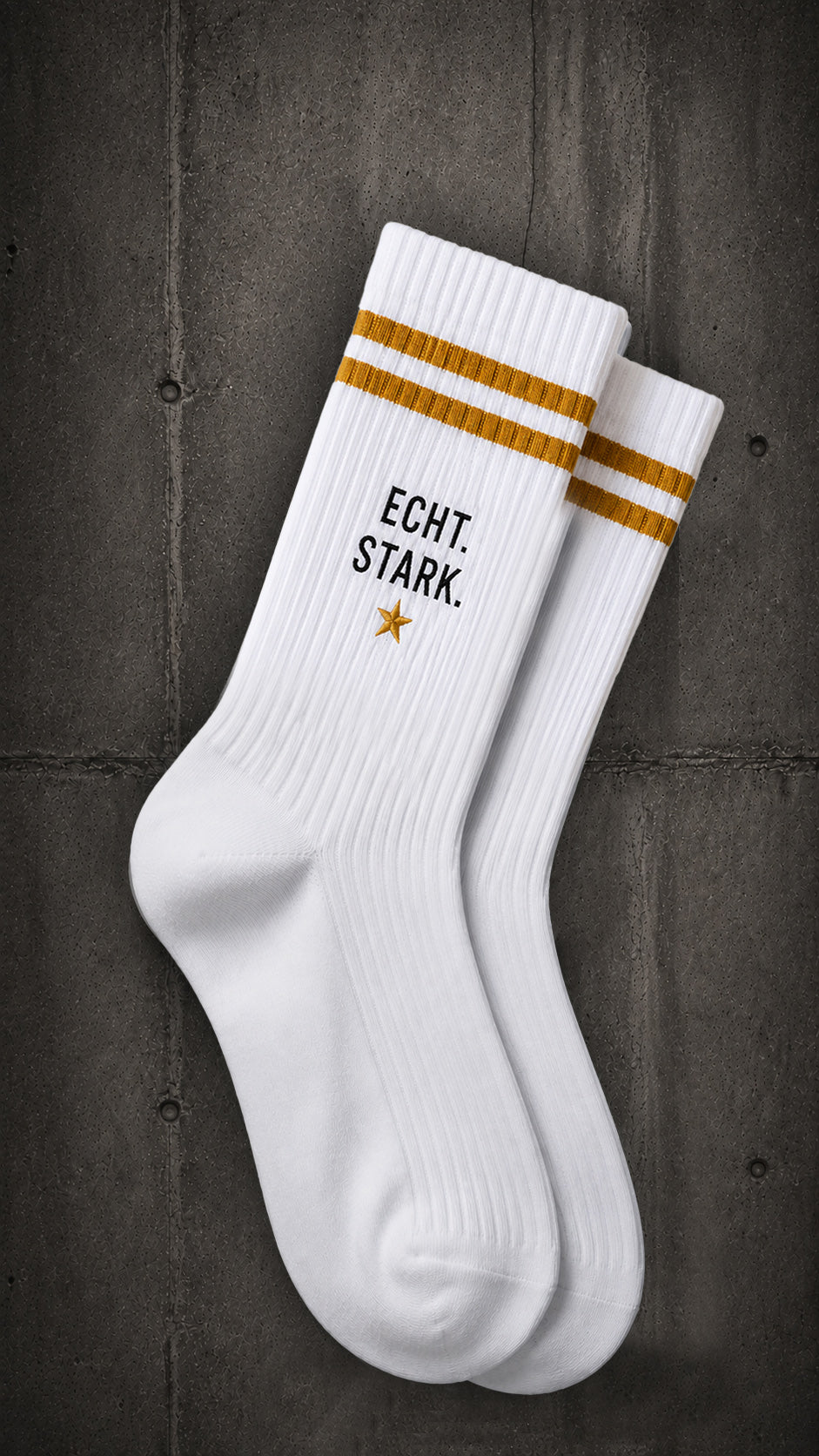 ★ ECHT. STARK. – Statement Socken