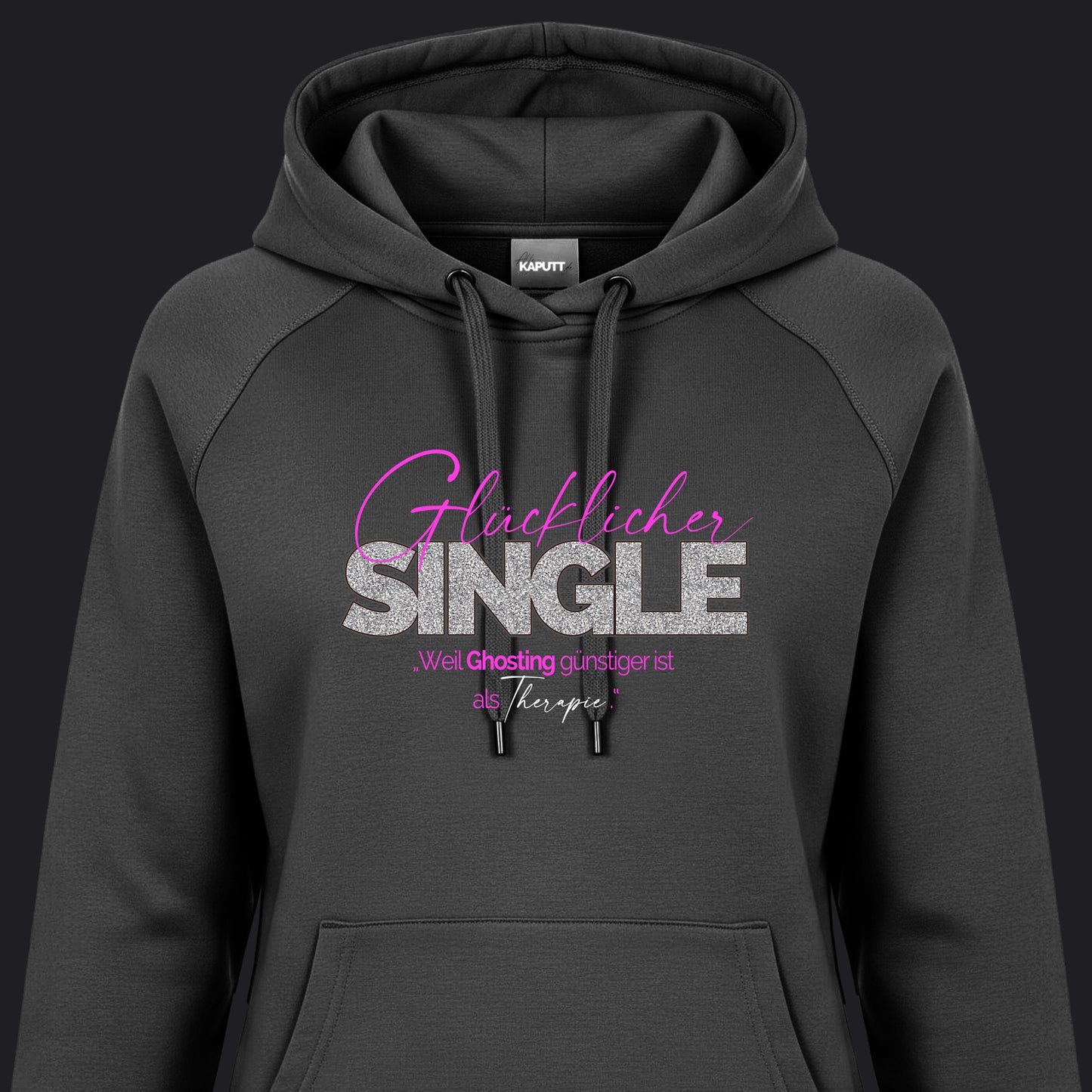 „Weil Ghosting günstiger ist als Therapie.“ – Hoodie alle-KAPUTT