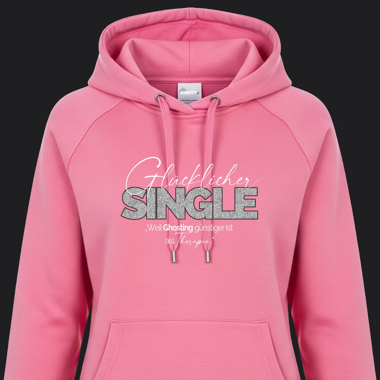 „Weil Ghosting günstiger ist als Therapie.“ – Hoodie alle-KAPUTT