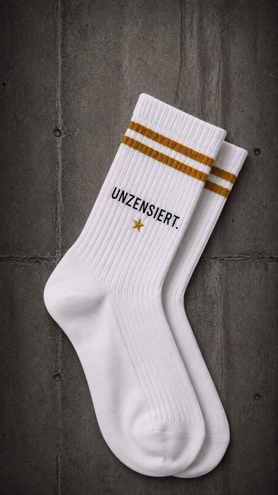 ★ UNZENSIERT. – Statement Socken