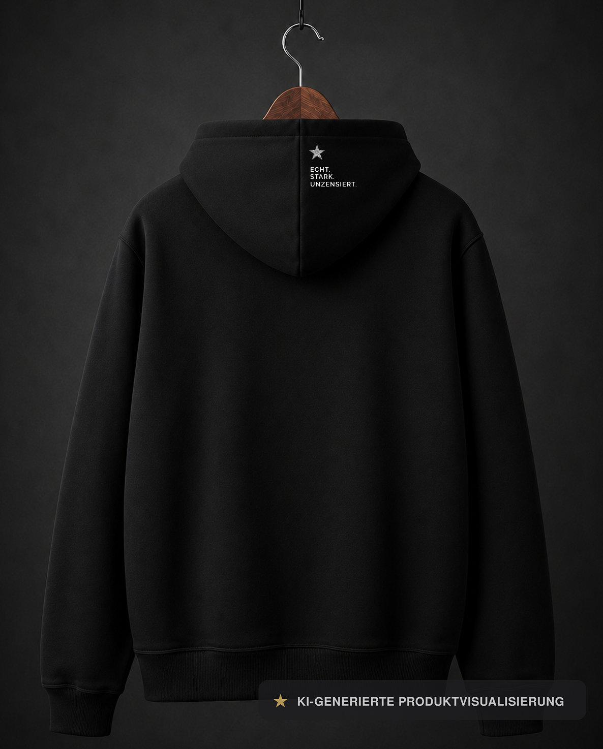 ★★★ SHINY SINGLE HOODIE ★ FRECH. FREI. UNGEBUNDEN.