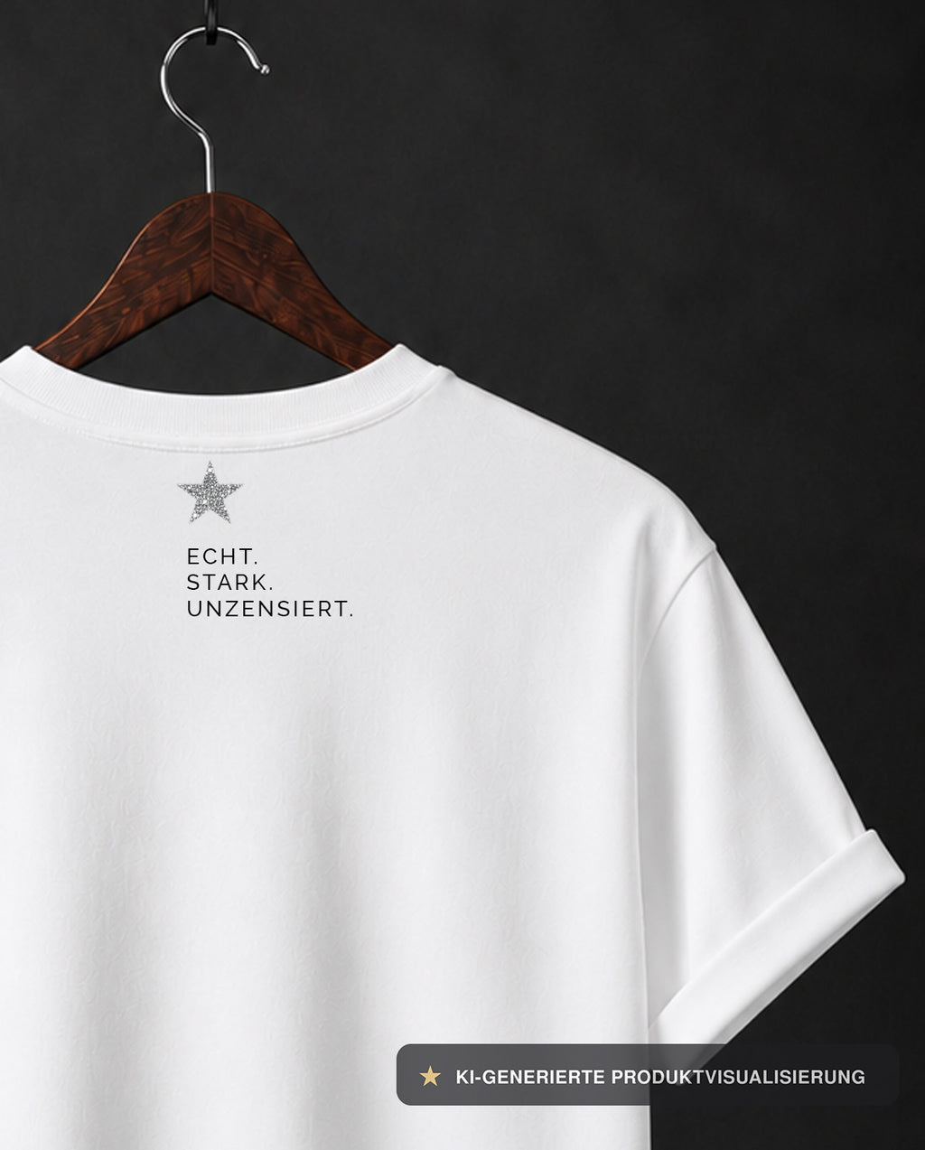 ★★★ SHINY WOMAN SHIRT ★ GLÄNZEND. SICHTBAR. MUTIG.