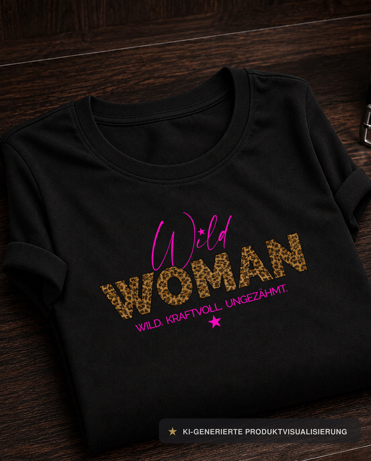 ★★★ WILD WOMAN SHIRT ★ WILD. KRAFTVOLL. UNGEZÄHMT.