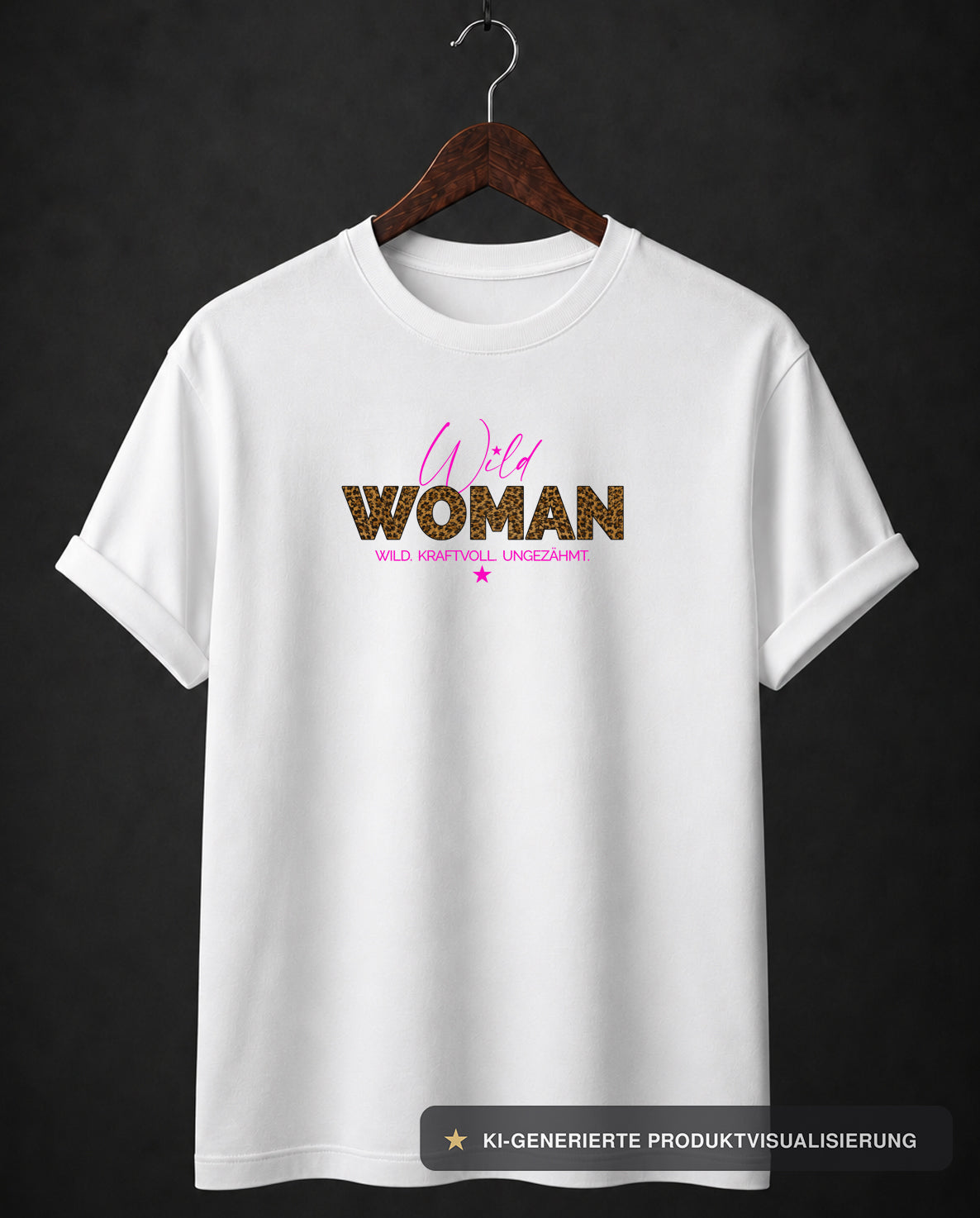 ★★★ WILD WOMAN SHIRT ★ WILD. KRAFTVOLL. UNGEZÄHMT.