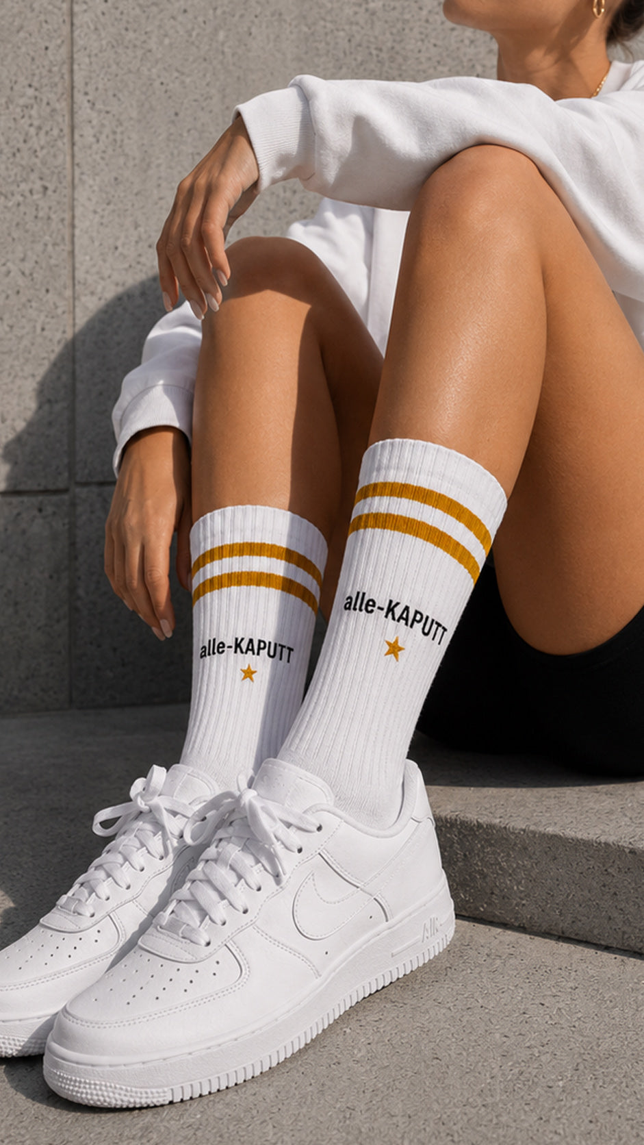 ★ ALLE-KAPUTT – Statement Socken