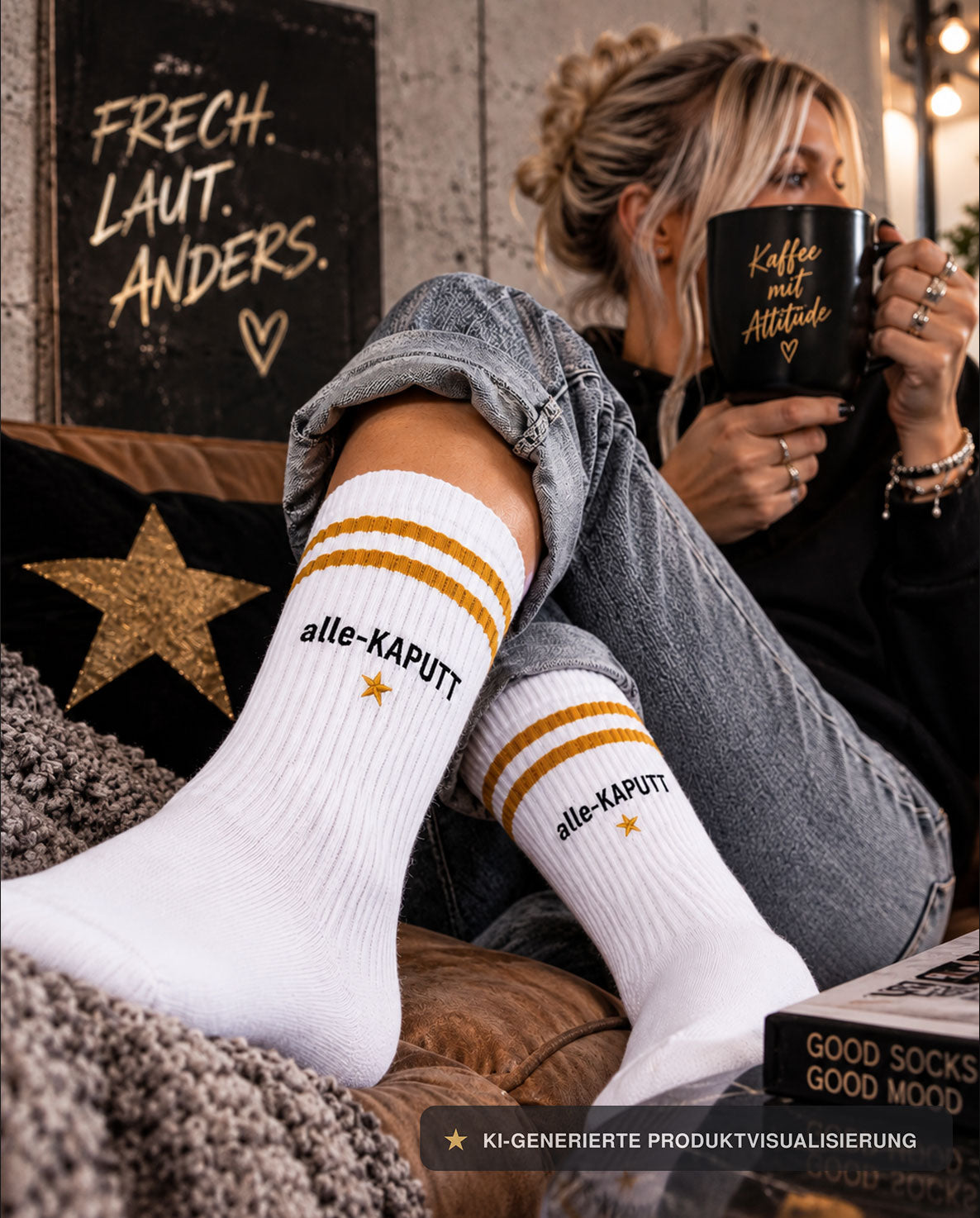 ★★★ ALLE-KAPUTT – STATEMENT SOCKEN  | alle-KAPUTT